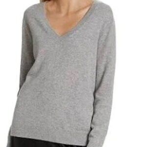Vince Cashmere V Neck Grey